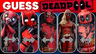 Guess Deadpool Variants And Dance by Their Voice ~ Ultimate Deadpool Quiz | NSYNC - Bye Bye Bye screenshot 5