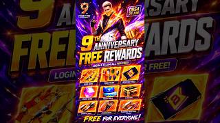 FREE FIRE 9TH ANIVERSARY FREE REWARDS😱🔥PART 2| FREE FIRE 9TH ANIVERSARY EVENT | FREE FIRE NEW UPDATE