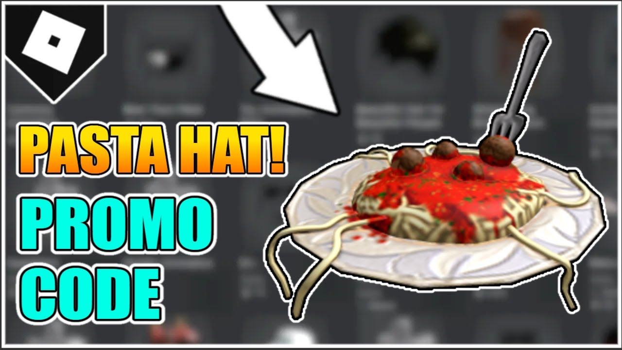 PROMO CODE How To Get PASTA HAT FREE ACCESSORY ROBLOX YouTube 