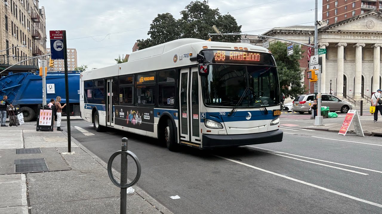 MTA #7410 ride on the Q98 LTD (New Queens Redesign route)