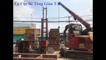 Ép Cọc Nhà Phố- ép cọc Công Trình Hà Huy Giáp Quận 12 SL 20timx18m