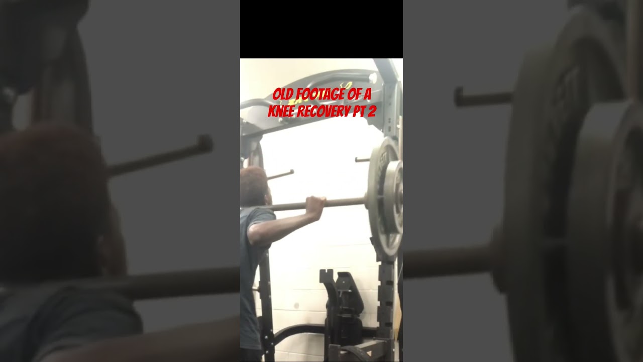 Old footage of a knee recovery p2  #recoveryjourney #gym #god #viral #highlights by Trapni99aKdvault