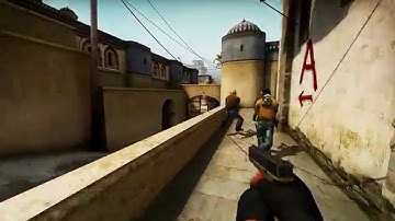 CS:GO How to rush "A" on dust2. 4k pistol. 60fps