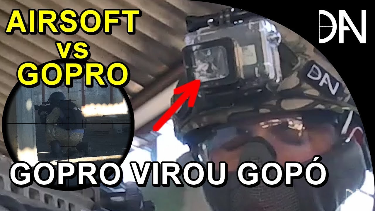 Airsoft vs Gopro (GoPro virou GoPó) - Airsoft gameplay - YouTube