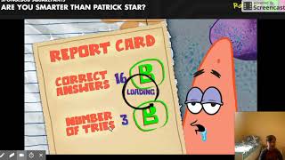 SpongeBob SquarePants: Are You Smarter Than Patrick Star? Funny Game
