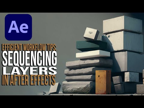 Efficient Workflow Tips: Sequencing Layers in After Effects #aftereffects