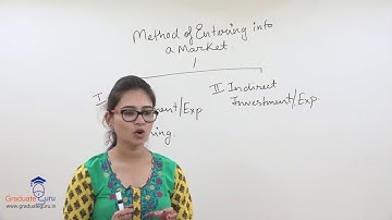 TYBCOM - Export Marketing - Global Framework for Export Marketing - Part (9 of 12)