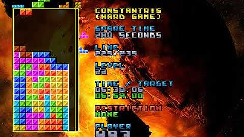 [NullpoMino Custom] Constantris Mode Test