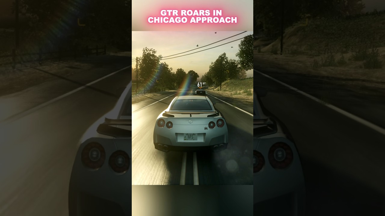 GTR On the Chicago Approach - NFS RUN🎮🔥