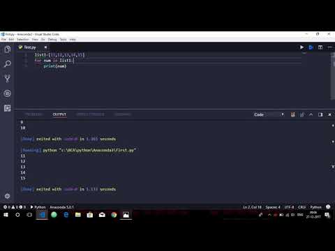 Loops in Python : For Loop