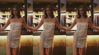 Rare London | Gold Sequin Mini Dress | Sparkly Glitter Outfit Style | #christmasoutfits #dress