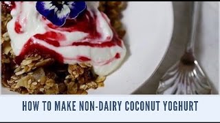 How to make non-dairy coconut yoghurt from Emu Creek Farm course using Green Living Culture