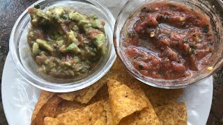 HOW TO MAKE SALSA AND GUACAMOLE - so easy