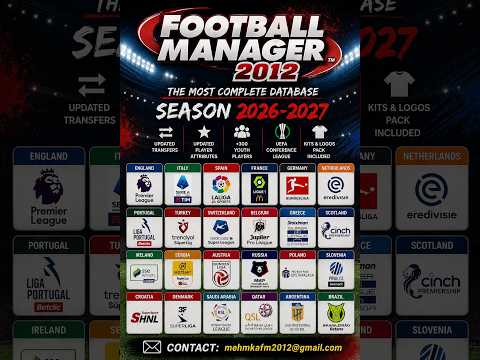 FOOTBALL MANAGER 2012: NEW UPDATE SEASON 2026-2027