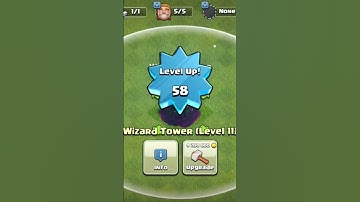 upgrading wizard tower to max level #coc #clash #if #clans #clashofclans #viral #shortsfeed