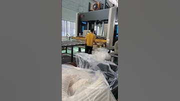 How does the machine compress the air foaming sofa? #compressionsofa #chaiselounge #smallcbmsofa