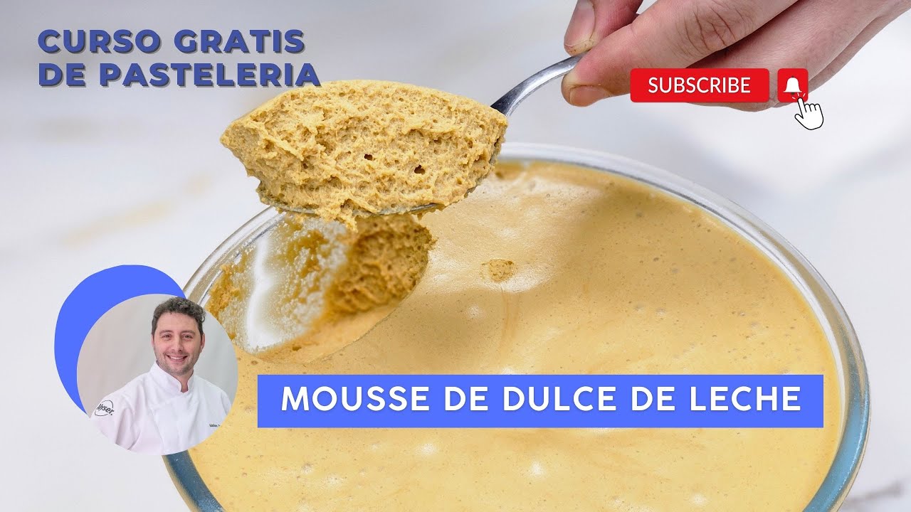 POSTRE MOUSSE DE DULCE DE LECHE