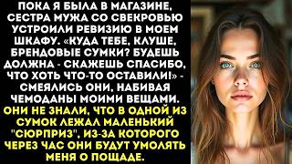 картинка: «Ты сидишь дома, зачем тебе столько шмоток?! Мы с мамой забираем их себе!» — сказала золовка...