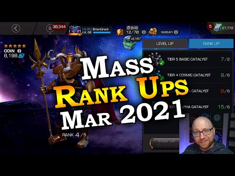 Mass Rank Ups – March 2021 | Marvel Contest of Champions