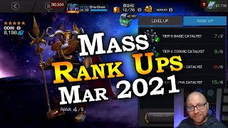 Mass Rank Ups - March 2021 | Marvel Contest of Champions