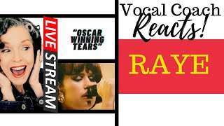 LIVE REACTION: RAYE "Oscar Winning Tears" (Live at Royal Albert Hall) | Voice Coach Reacts