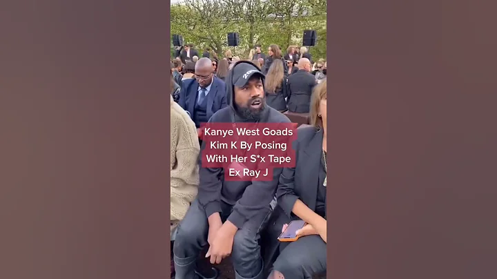 kanye west laughs at kim k by posing with her ex ray j - DayDayNews