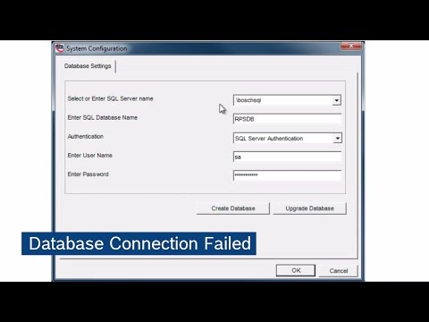 RPS: Database Connection Failed