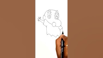 How to Draw Shinchan Step by Step|Easy Drawing for Kids & Beginners #shorts #ytshorts @EasyArtbyPG