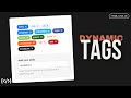 Dynamic Coloured Tags using JavaScript