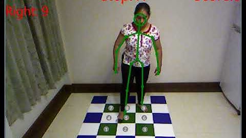 VR Based "9-Square Matrix" Exergame for Older Adults using Microsoft Kinect - App Demo