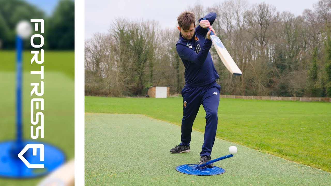 The perfect way to practice hitting SIXES! | FORTRESS Spring Back Batting Aid