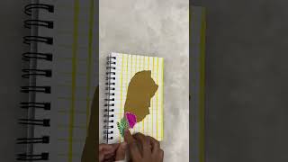 diy cute journal 🌿🌼 #diy #journal #shorts