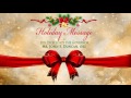 2016 Holiday Message - His Excellency the Governor, Mr. John S. Duncan OBE