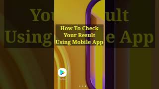 How to check 10th result in mobile app | How to check 12th result in mobile app | #shorts screenshot 1