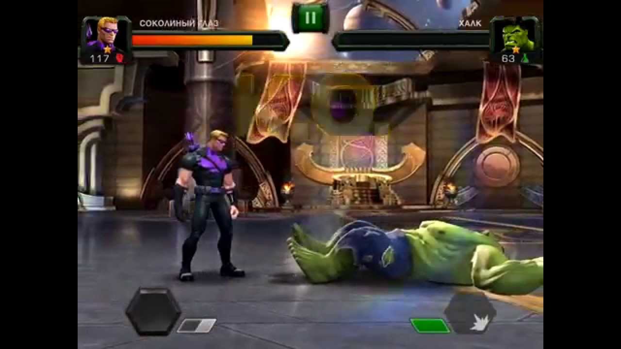 Marvel Contest of Champions Hawkeye VS Hulk IOS ANDROID