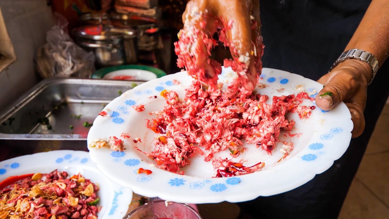 Warning Raw Blood Indonesian Food Authentic Village Food In Bali Indonesia Youtube