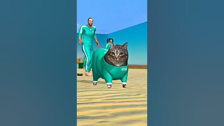 OIIA Spinning Cat in Squid Game #shorts #babyduck