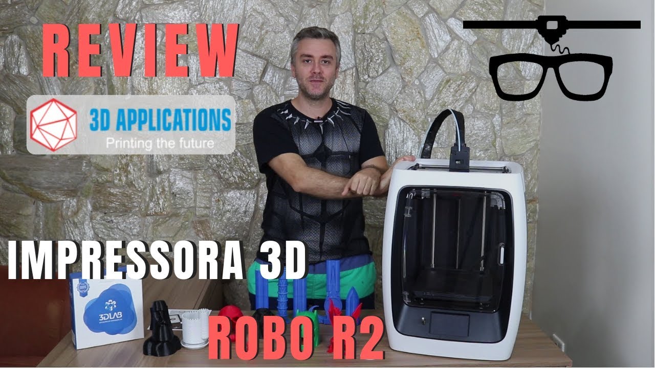 Review Impressora 3D Robo R2 - 3D Applications - YouTube