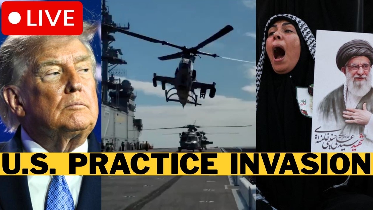 LIVE: IRGC Announce Trump Assassination Plan - U.S. Military Practice Iran Ground Invasion