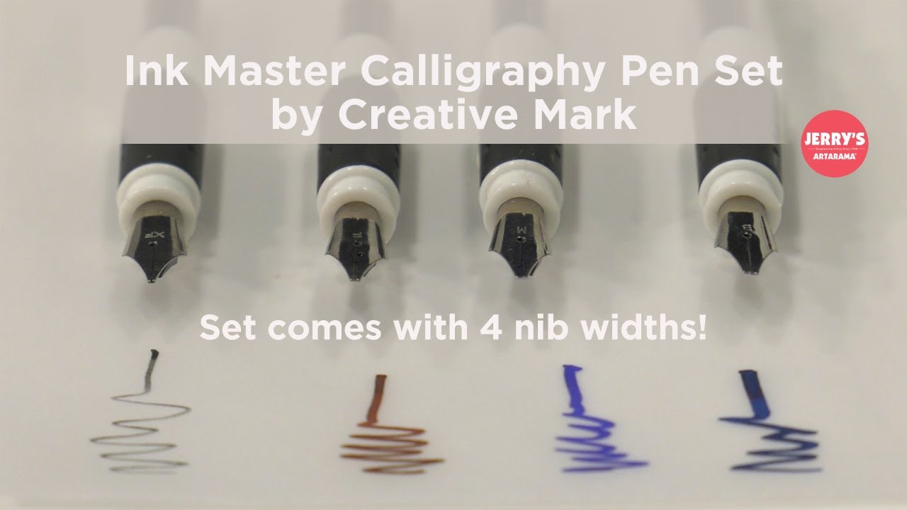 InkMaster Calligraphy Pen Set by Creative Mark