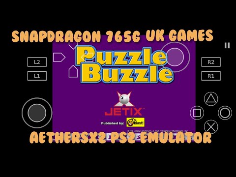 Jetix- Puzzle Buzzle | Aethersx2 PS2 Emulator | Android Snapdragon 765G | Gameplay | (Uk Games)