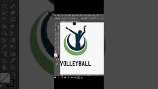 illustrator#volleyball#logo design illustrator#volleyball#logo design