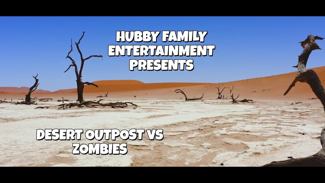 Desert Outpost vs Zombies Stop Motion