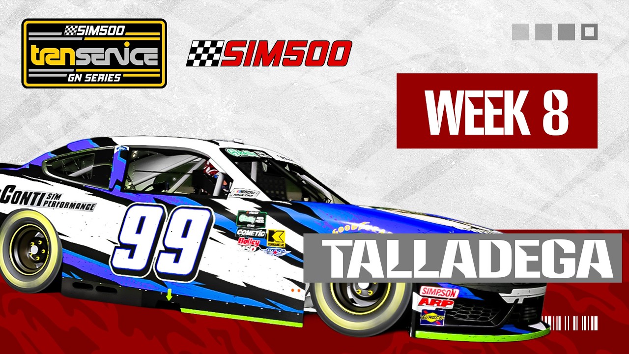TALLADEGA | TRANSERVICE LOGISTICS GN SERIES – RACE #8 | POWERED BY SIM500  #iracing #gaming