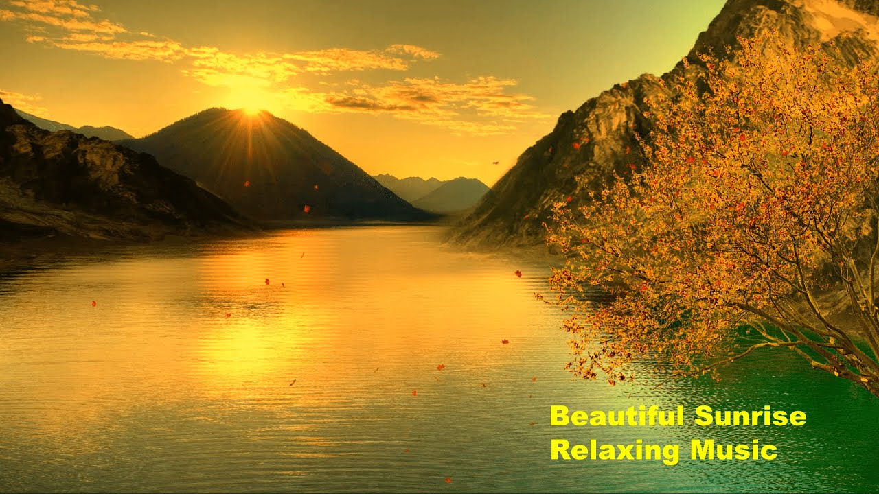 Music Sunset Golden Sunrise ★ Relaxing Music, Nature Relaxation, Peaceful Music ...