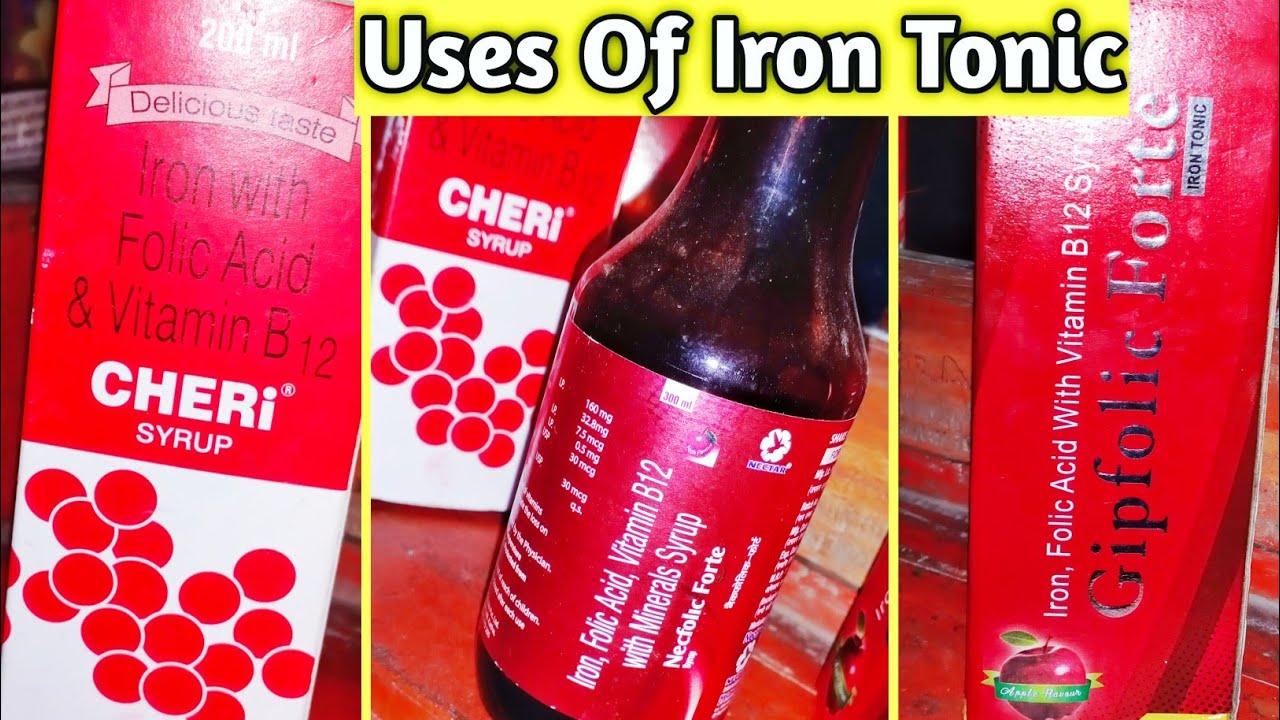 Uses Of Iron Tonic Iron With Folic Acid And Vitamin B12 Syrup YouTube