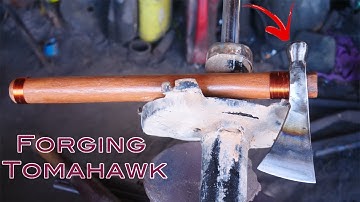 Forging an American Tomahawk Axe: A step-by-step guide from the blacksmiths.