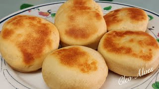 Pãozinho de frigideira sem ovo sem sovar, preparo em poucos minutos para o café da manhã