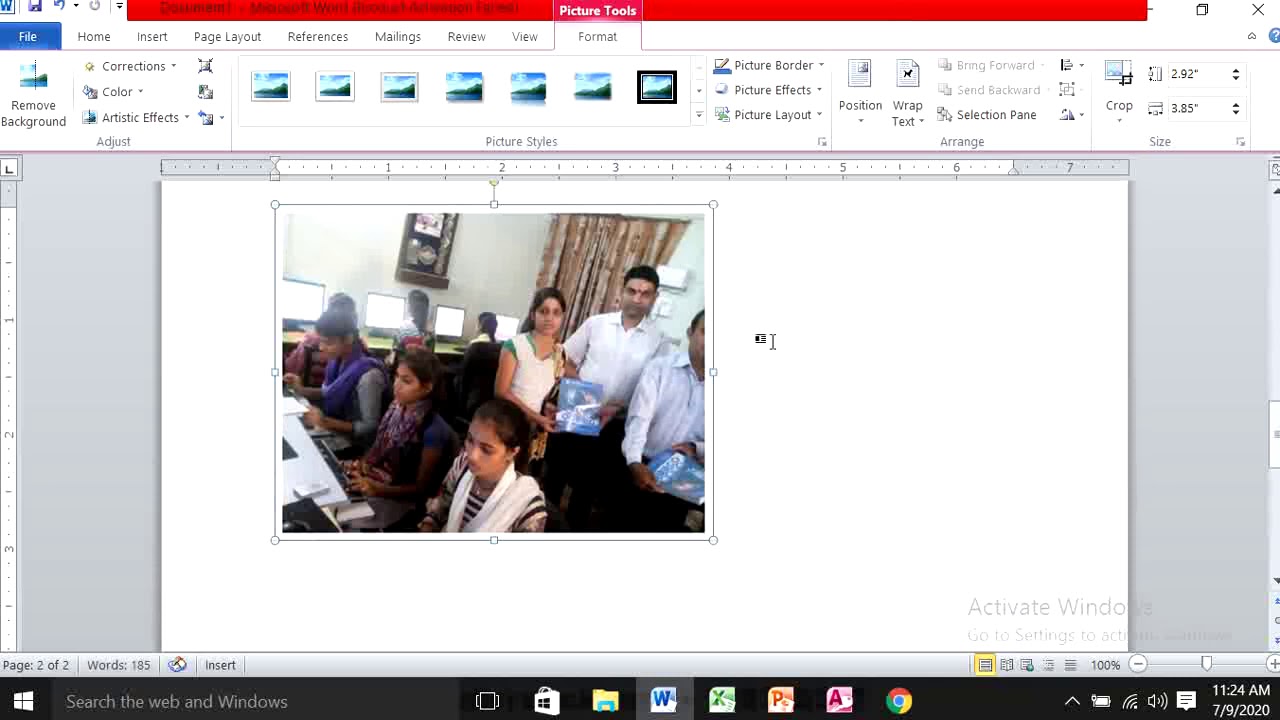 MS Word Class 2 Insert Tab Option Explanation - YouTube