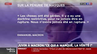 Pas de pénurie de masques ? Philippe Juvin répond à Emmanuel Macron sur LCI